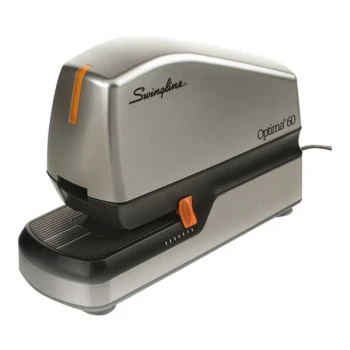 Swingline S7048210A Optima 60 Sheet Silver Electric Desktop Stapler