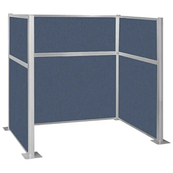 Versare Hush Panel 6' x 4' Ocean U-Shape Cubicle