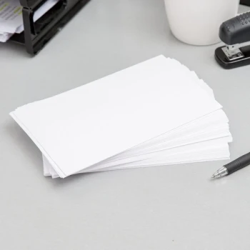 Oxford OXF 50EE 5" x 8" White Unruled Index Card - 100/Pack