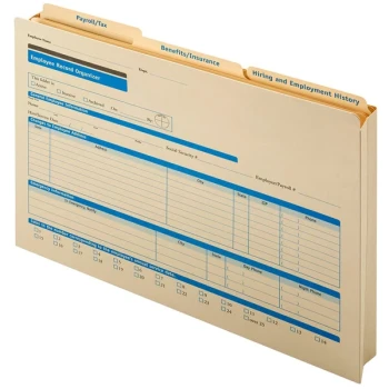 ComplyRight Employee Record Organizer Folders - 3/Set