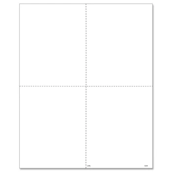 ComplyRight 4-Up Box Format Blank Copy of W-2 Tax Forms without Instructions 520950 - 50/Pack