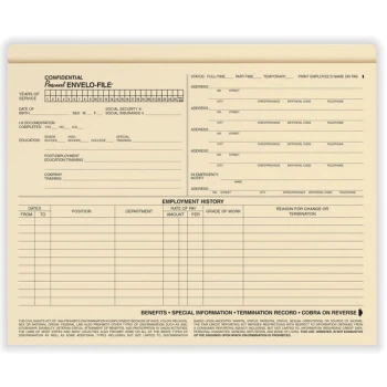 ComplyRight Envo-File Standard Confidential Personnel Folder - 25/Pack