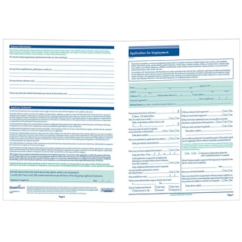 ComplyRight A2179AK State-Compliant Job Application - Alaska - 50/Pack