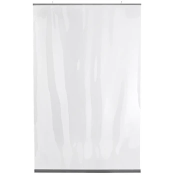84" x 54" Clear PVC Restaurant Partition