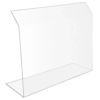 Bon Chef 90165 32" x 12" x 29" Clear Acrylic Portable Safety Shield