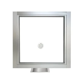 Ready Access 50336412 Model 503 36" x 4 1/2" x 33 3/4" Silver Teller / Cashier Window with 1/4" Clear Tempered Glass