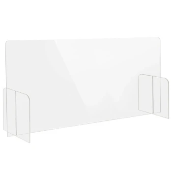 Bon Chef 90177-13 48" x 24" Clear Tabletop Health Safety Shield