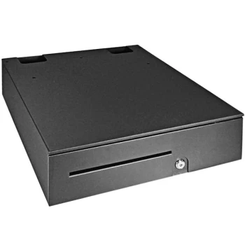 APG T237A-BL1616 Series 100 16" x 16" Black Heavy-Duty Cash Drawer