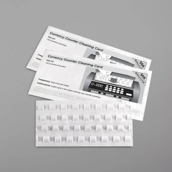 Controltek USA 510003 Currency Counter Cleaning Card - 15/Box