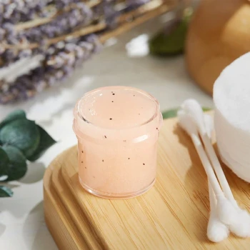 0.25 oz. Clear Regular Wall Polystyrene Jar - 2,222/Case