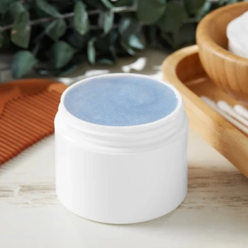 2 oz. White Double Wall Straight Base Polypropylene Jar - 384/Case
