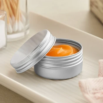 30 mL Silver Tin with Ribbed Screw Top - 1,800/Case