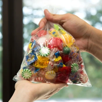 LK Packaging P12F0810 Plastic Cookie / Candy Bag 8" x 10" - 1,000/Box