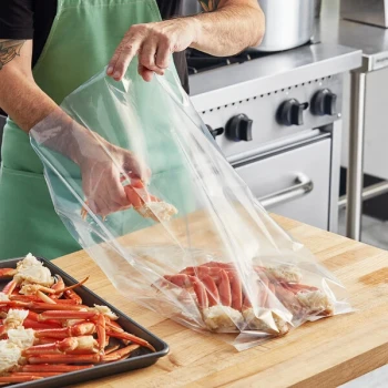 Choice 10" x 8" x 24" 2 Mil Extra Heavy-Duty Plastic Food Bag - 500/Box