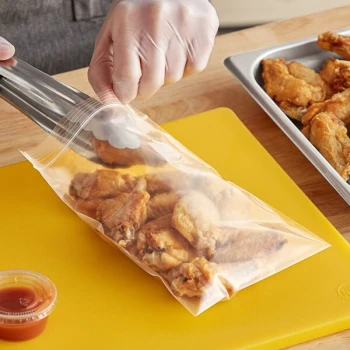 Choice 12" x 12" 3 Mil Clear LDPE Zip Top Bag - 1,000/Case