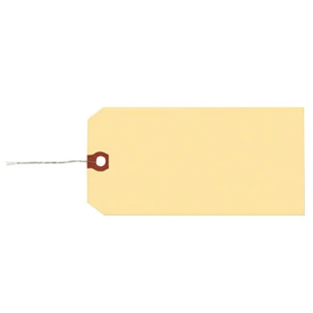 Avery® 12603 3 3/4" x 1 7/8" Manila "G" Wire Shipping Tag - 1,000/Box