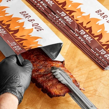Bagcraft Packaging Foil Rib Bag, BBQ Rib Bag - 250/Case