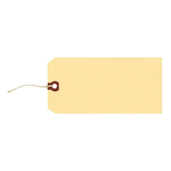 Avery® 12508 6 1/4" x 3 1/8" Strung Manila "G" Shipping Tag - 1,000/Box