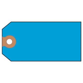 Avery® 12355 4 3/4" x 2 3/8" Blue Paper Unstrung Shipping Tag - 1,000/Box