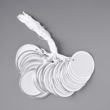 Avery® 14316 2 1/4" White Heavy Weight Metal Rim Tag - 500/Box