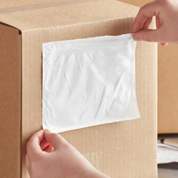 Lavex 7" x 5 1/2" 2 Mil Clear Polyethylene Envelope - 1,000/Case