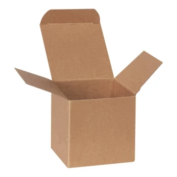 Lavex 3" x 3" x 3" Kraft Reverse Tuck Carton - 250/Case
