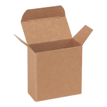 Lavex 2 1/2" x 1 1/4" x 2 1/2" Kraft Reverse Tuck Carton - 1,000/Case