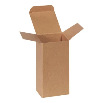 Lavex 3" x 3" x 6" Kraft Reverse Tuck Carton - 250/Case