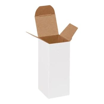 Lavex 1 1/2" x 1 1/2" x 4" White Reverse Tuck Carton - 1,000/Case