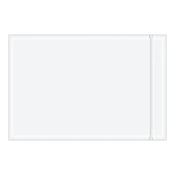 Lavex 4 1/2" x 6" 2 Mil Clear Resealable Packing List Envelope - 1,000/Case