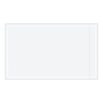 Lavex 4 1/2" x 7 1/2" 2 Mil Clear Polyethylene Packing List Envelope - 1,000/Case