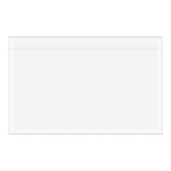 Lavex 6" x 9 1/2" 2 Mil Clear Polyethylene Packing List Envelope - 1,000/Case