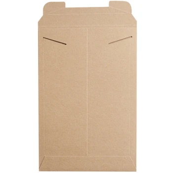 Lavex Stayflats® Kraft Tab-Locking Rigid Mailer #8 - 11" x 16" - 100/Case