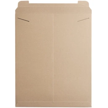 Lavex Stayflats® Kraft Tab-Locking Rigid Mailer #7 - 17" x 21" - 50/Case