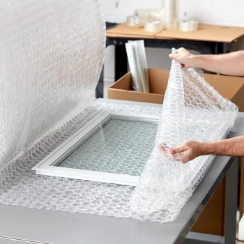 Pregis 48" x 250' Large 1/2" Perforated Bubble Roll