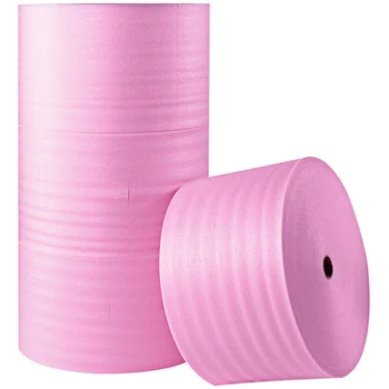 Lavex 12" x 250' x 1/4" Anti-Static Foam Rolls - 6/Bundle