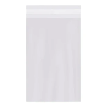 Lavex 16" x 20" 1.5 Mil Clear Resealable Polyethylene Bag - 500/Case