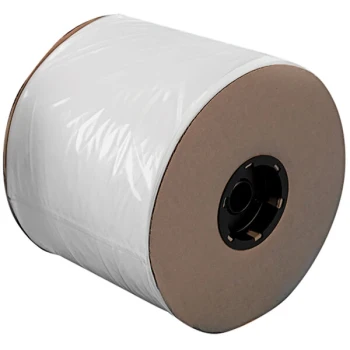 Lavex 9" x 12" 2 Mil Clear Polyethylene Auto Style Pre-Opened Bag on a Roll - 1,000/Roll