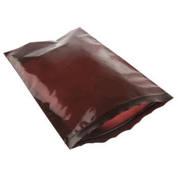 Lavex 9" x 12" 3 Mil UV-Protective Reclosable Amber Polyethylene Bag with Zipper - 1,000/Case