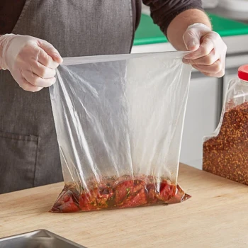 Choice 10" x 20" Clear Polyethylene Layflat Bag with 2 Mil Thickness - 1,000/Case
