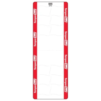 DayMark IT118676B TamperSeal 2" x 6" Direct Thermal Tamper-Evident Label - 8,400/Case