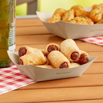 World Centric NoTree #50 1/2 lb. Compostable Food Tray - 1,000/Case