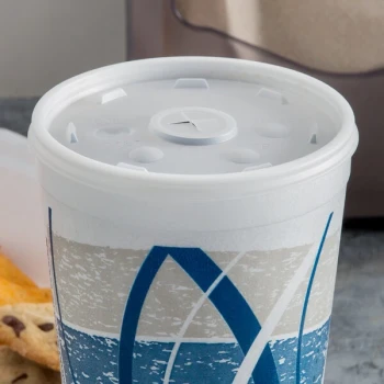 Dart Conex 20SL Translucent Lid with Straw Slot - 1,000/Case