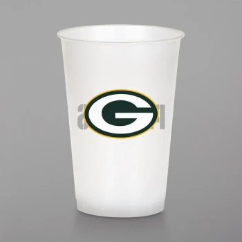 Creative Converting 019512 Green Bay Packers 20 oz. Plastic Cup - 96/Case