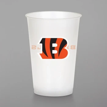 Creative Converting Cincinnati Bengals 20 oz. Plastic Cup - 96/Case