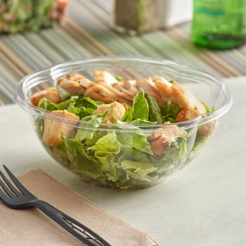 Stalk Market Clear PLA Salad Bowl 24 oz. - 300/Case