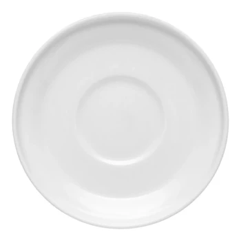 Libbey Ares 6" White Porcelain Saucer - Sample