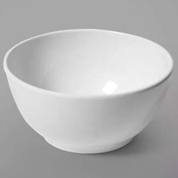 GET Settlement 10 oz. Ivory (American White) Melamine Side Salad / Soup Bowl - Sample
