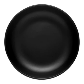 Libbey Driftstone 17 oz. Onyx Satin Matte Porcelain Low Bowl - Sample