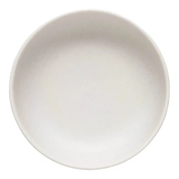 Libbey Driftstone 17 oz. Driftwood Satin Matte Porcelain Low Bowl - Sample